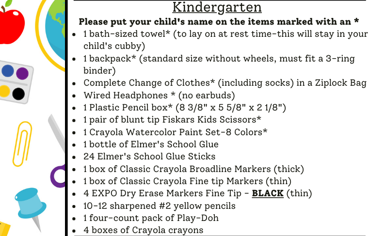 supplies